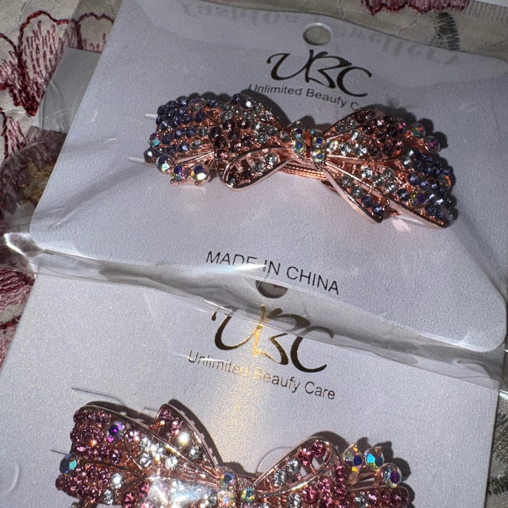 Multicolor Crystal Hair Clip